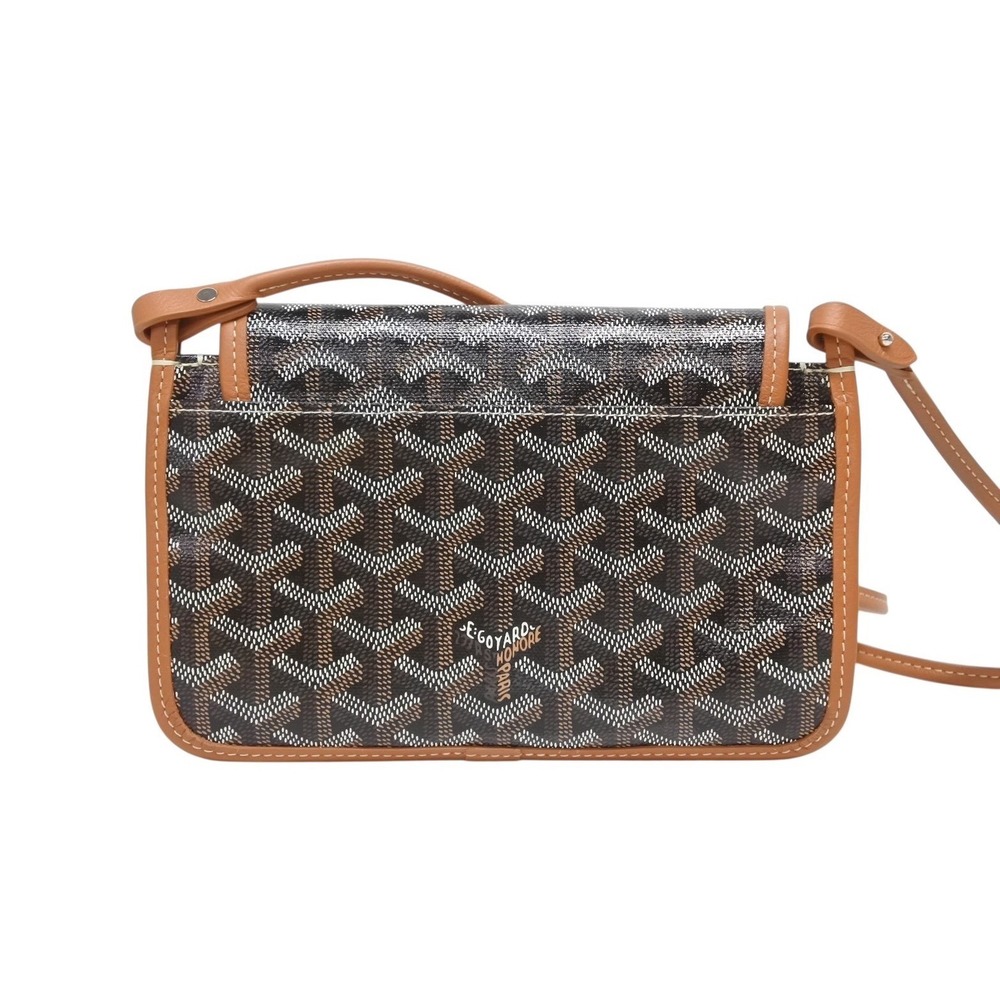 Goyard leather Bag Plumet brown Shoulder Wallet Pouch